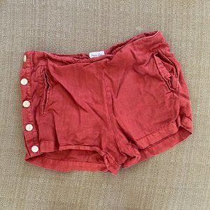 Steven Alan Linen Short in Red